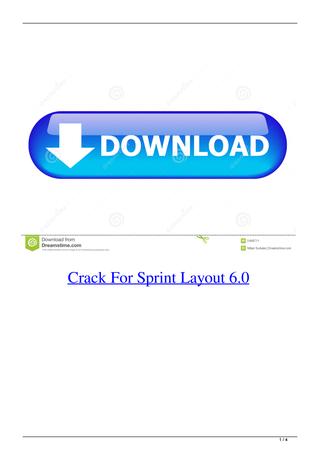 Sprint Layout 6 Crack